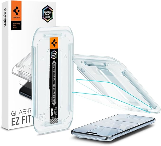 Spigen Tempered Glass Screen Protector [GlasTR EZ FIT] designed for iPhone 11 / iPhone XR [6.1 inch] [Case Friendly] - 2 Pack
