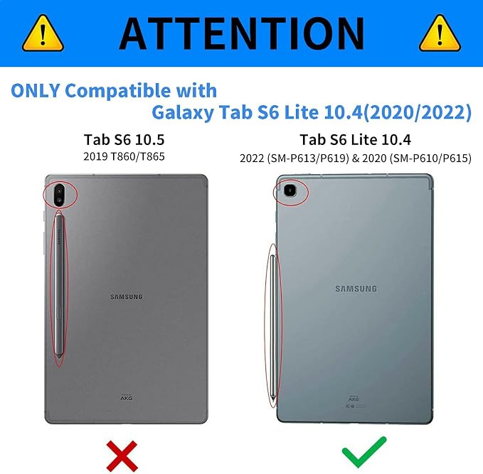 for Samsung Galaxy Tab S6 Lite Case 2022/2020 Release with Adjustable Stand &amp Auto Wake/Sleep Feature Smart Protect Cover Case for Samsung Tab S6 Lite 10.4 inch - American Flag