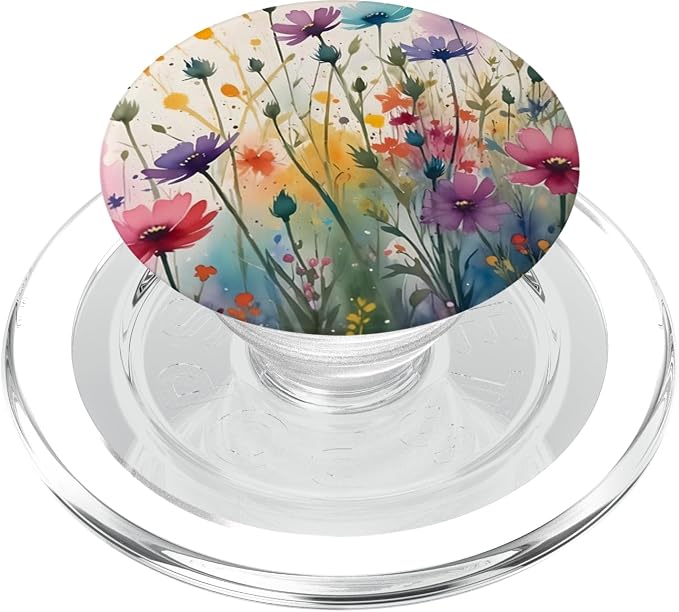 Flower Wildflower Watercolor Floral PopSockets Adhesive PopGrip