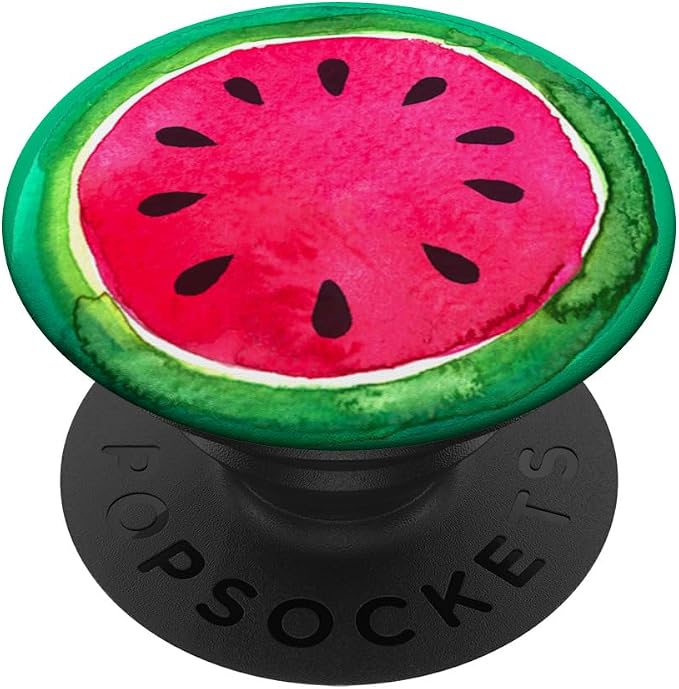 Watermelon Melon Fruit Juice Hawaiian Tropical White PopSockets Adhesive PopGrip