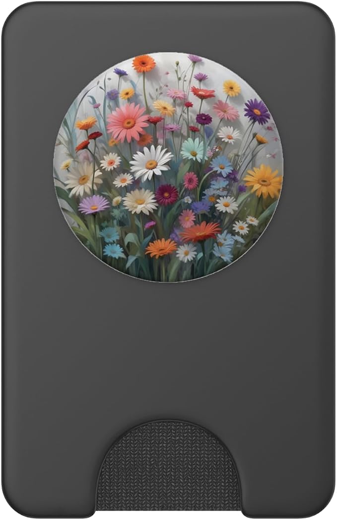 Blooming Flowers Mixed Flower Bouquet PopSockets PopGrip for MagSafe