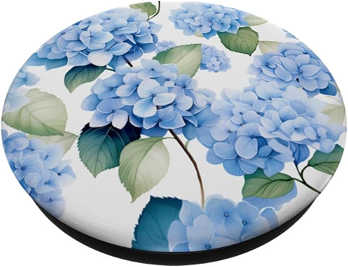 Floral Hydrangeas Flower Lover Tropical Garden PopSockets Adhesive PopGrip
