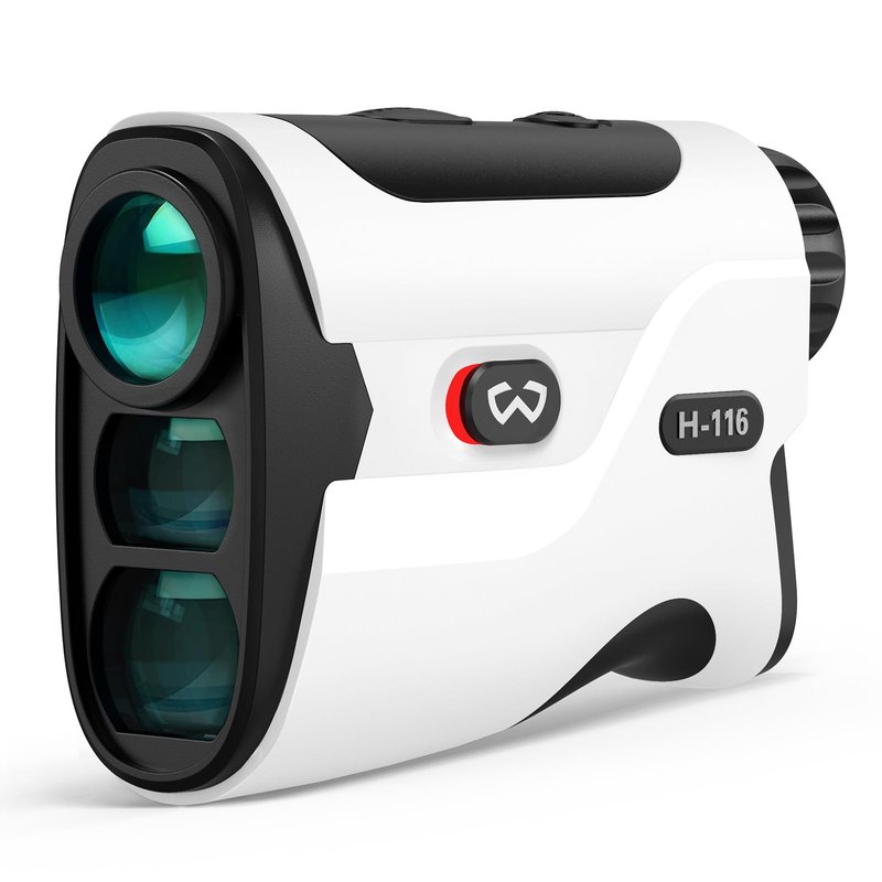 WOSPORTS Golf Rangefinder with Slope - 1200/1500 Yards Range Finder Golf with Magnetic Strap, Flag Pole Locking Vibration, 6X Magnification