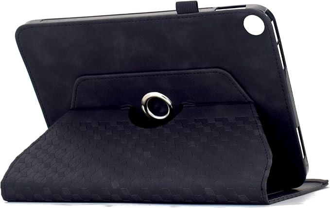 Mandala Flower Case Compatible with Samsung Galaxy Tab A11+ Plus/A9+ Plus 11 Inch 2026/2024 Cute Embossed Suede Leather Folio Stand Cover for Galaxy Tab A11+/A9+ Tablet Auto Wake/Sleep Black