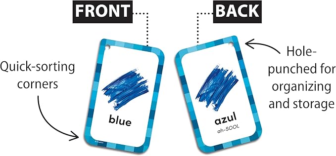 Everyday Words English/Spanish Flash Cards (EP62073)