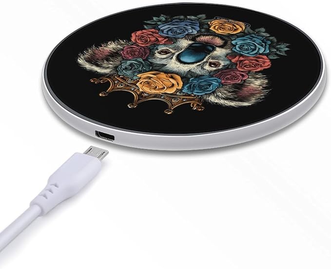 Funny Koala with Garland Wireless Charger Portable Charging Pad | LightweightAll Smartphone