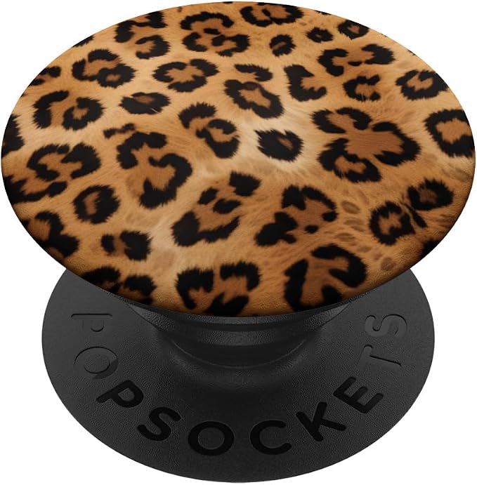 Leopard Pattern Print Cheetah Like Anima PopSockets PopGrip for MagSafe