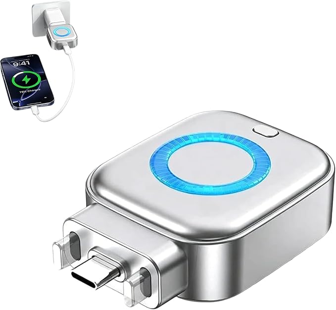 Auto Power-Off Fast Charging Adapter Fully Charged Separator Smart Auto Stop Charging Adapter AutoDisconnect ChargingCable Protector 140w Smart Power SplitterAdapter (1PC)