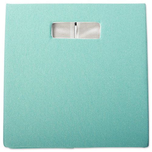 DII Poly-Cube Storage Collection Hard Sided, Collapsible Solid, Small, Aqua (Pack of 2) - color: Blue, size: Small Square, 11x11x11" (Pack of 2)