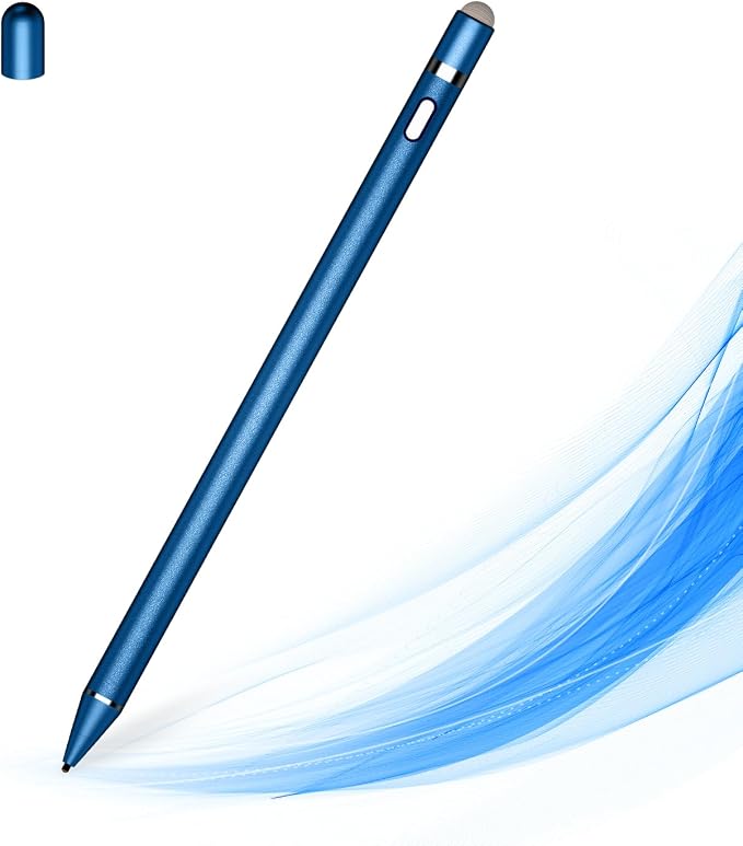 Active Stylus Pen for Touch ScreensDual Pen Tips for iOS &amp Android Drawing &amp WritingHigh Precise Digital Pencil for Apple iPhone 16/15/14/13/12/11/X/8iPad Air/Pro/MiniPhone/Tablet/Sam-sung