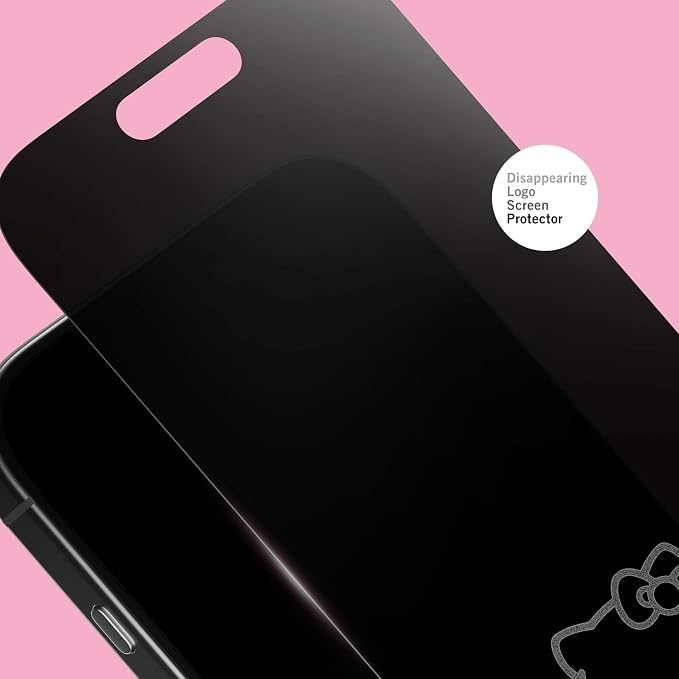 Hello Kitty Balloon Privacy Screen Protector - for iPhone 14 Plus13 Pro Max - with Disappearing Logo - Scratch-Resistant and Easy-to-Install Screen Protectors (Includes Installation Tray)