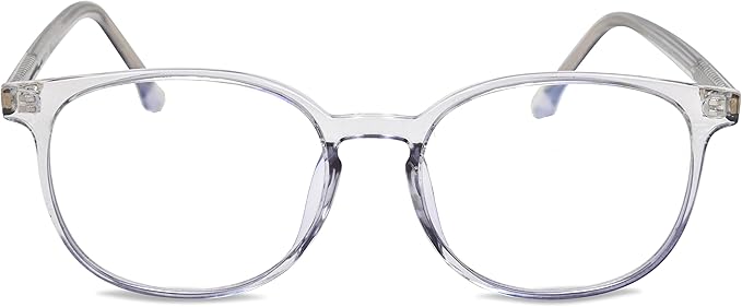 Brookstone Blue Light Blocking Glasses For Women and Men Computer Gaming Eye Protection UV Blocker With Pouch Cloth and Spray