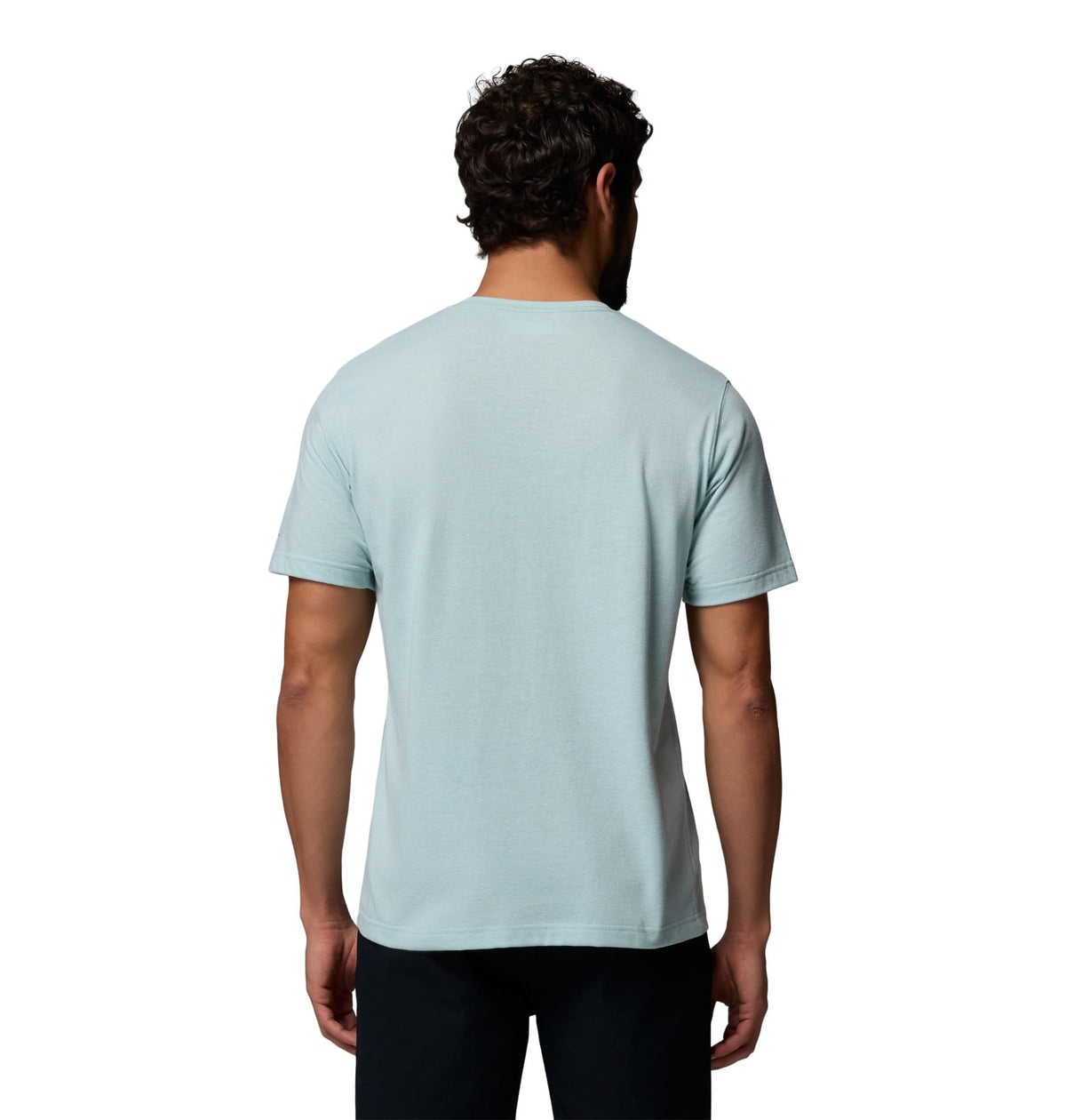 Columbia Men's Thistletown Hills Short Sleeve T-Shirt, Crushed Blue/Heather, X-Small