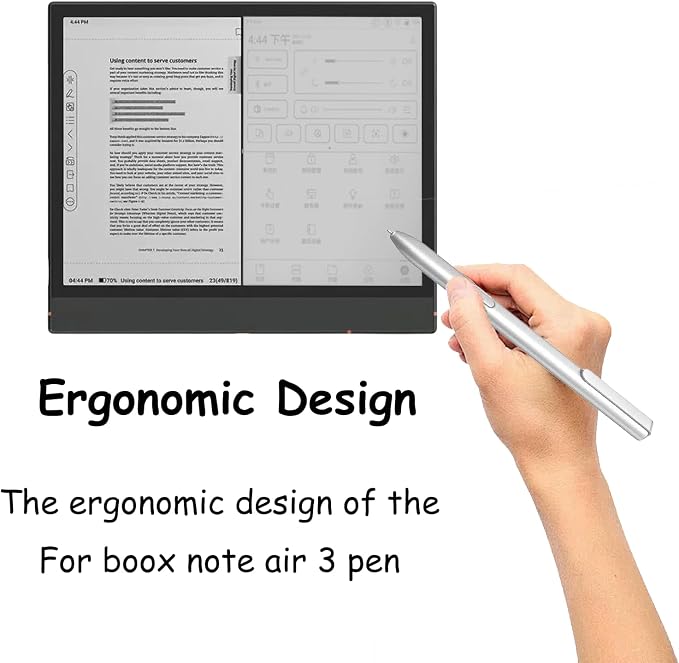 Stylus Pen for BOOX Tablet Compatible With Note Air 3 C E Ink 10.3 ePaper 4G 64G Paper (Black)