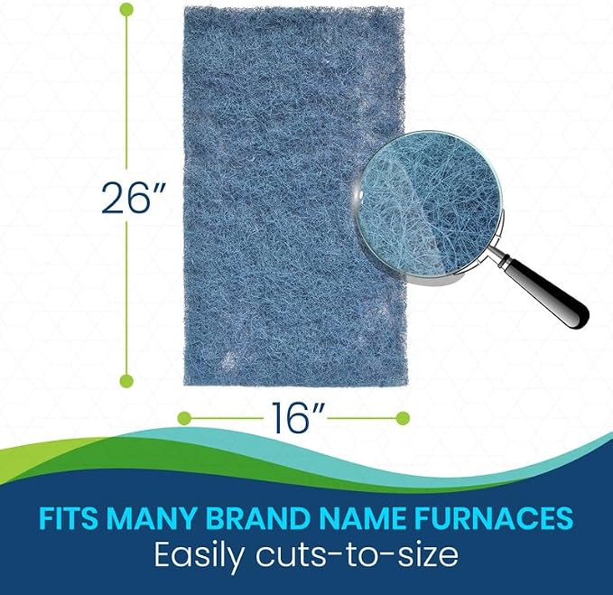 Natural Fiber Hog Hair Furnace Door Filter