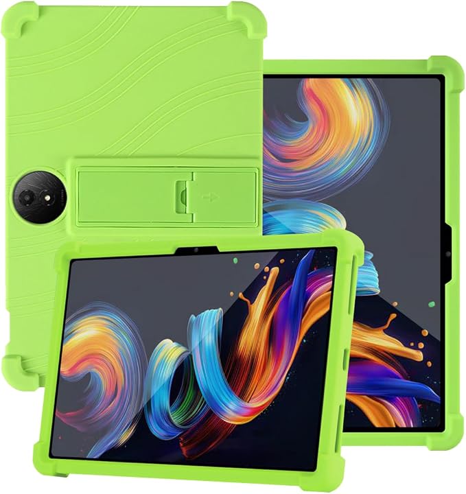 Tablet Case for TCL Nxtpaper 11 Plus Soft Silicone Case with Adjustable Stand Shockproof Protective Cover for TCL Nxtpaper 11 Plus 11.5 inch. (Black)