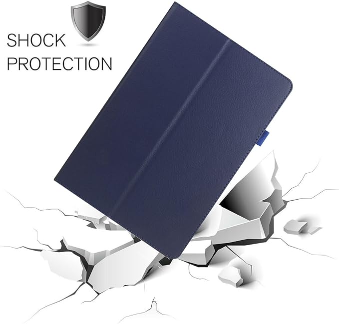 Folio Case for Onn 12.1 Inch Pro Tablet 2024 Model - Folding Slim PU Leather Protective Cover (Black)