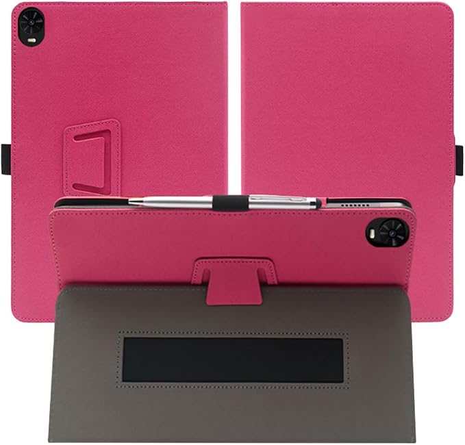 for TCL TAB 10 NXTPAPER 5G 10.4 Inch Tablet CasePU Leather Slim Cover Soft Back Shell Folding Multi-Viewing Angles Stand for TCL TAB 10 NXTPAPER 5G 10.4 Inch Model 9199S Tablet (Black)