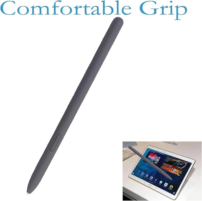 Grey Galaxy Tab S9 FE Stylus S Pen for Samsung Galaxy Tab S9 FE Stylus Pen Replacement with 5 Tips for Samsung Galaxy Tab S9 FE S Pen with Eject Pin
