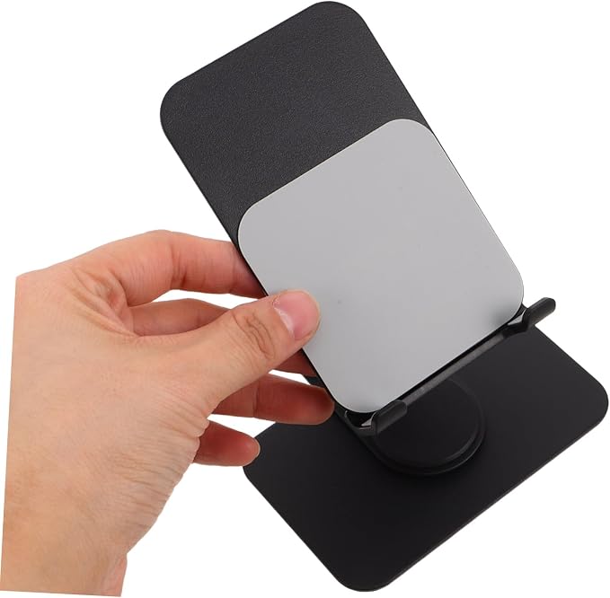 ARTIBETTER Adjustable 360° Rotating Foldable Metal Phone Holder for Desk Portable Smartphone Stand for Office Home and Kitchen Use