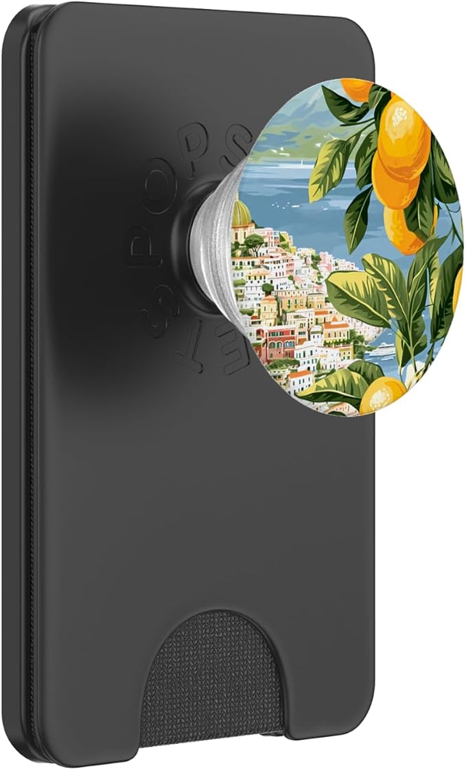 Italian Coast with Amalfi Lemons from the Mediterranean Sea PopSockets PopGrip for MagSafe
