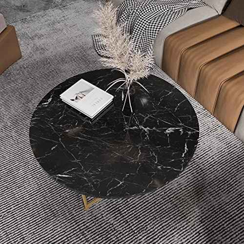 CRE8TIVE Black Marble Contact Paper for Countertops Waterproof Glossy Marble Wallpaper Peel and Stick Countertops Self Adhesive Removable Marble Vinyl Roll for Cabinets Table Tops Shelf Liner 12"x80"