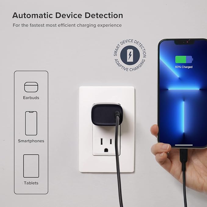 iOttie RapidVolt 20W Car Charger. Type C High-Speed USB-C Phone Charger Power Adapter for Apple Android and Samsung Phones and Tablets