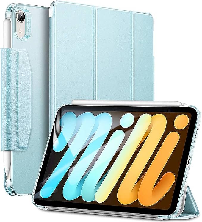 Sahara - ESR Folio Case for iPad mini (A17 Pro) iPad mini (6th Generation 2021) Aqua (TB00043)