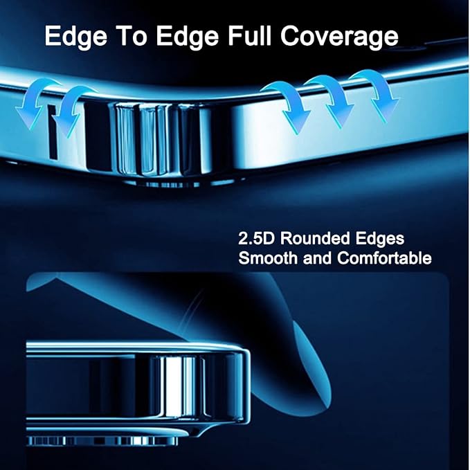2 Pack Compatible with iPhone 12 Pro Max 6.7 Matte Privacy Screen Protector Anti-Glare Anti-Spy Scratch Resistant Tempered Glass Film Anti-Shatter Rounded Edge Full Coverage