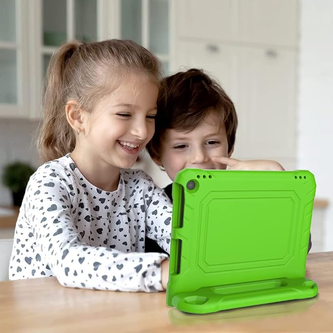 DJ&ampRPPQ Kids CaseEVA Strong Anti Drop is Suitable for 10 inch Tablet. Not Compatible with Ipad 10in Tablet Black