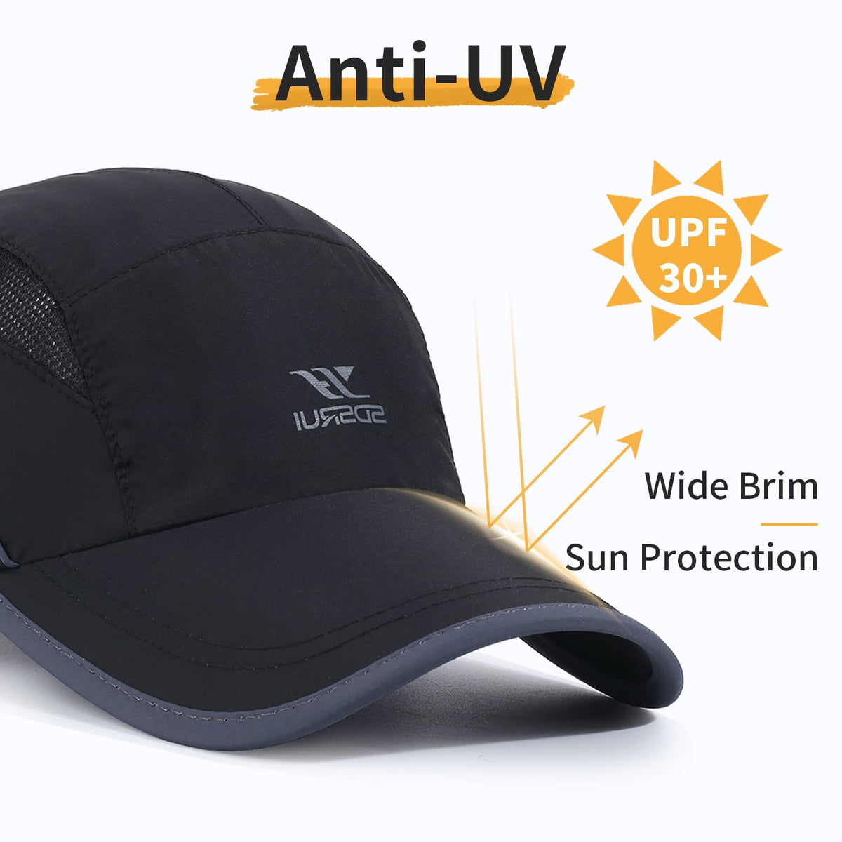 Kozinu Running Hat Mesh Sports Baseball Cap Quick Drying Cap for Men Women