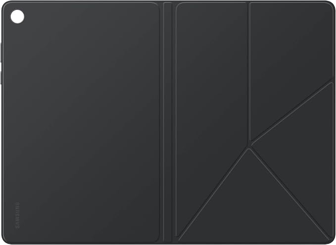 Samsung Galaxy Tab A11+ Book Cover Case Tablet Protector Foldable Stand with Landscape and Portrait Modes Protective Against Bumps and Scratches Auto Screen On/Off US Version Black