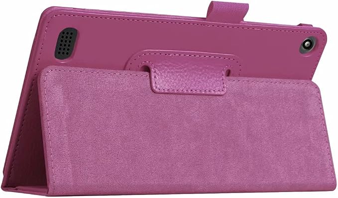 Tablet Cover for Amazon Kindle Fire 7 5th Generation(Model:SV98LN2015 Release)Ultra Slim Folio Stand Lightweight Leather Case for Kindle Fire HD7 5th Gen 7 (Li-Brown)