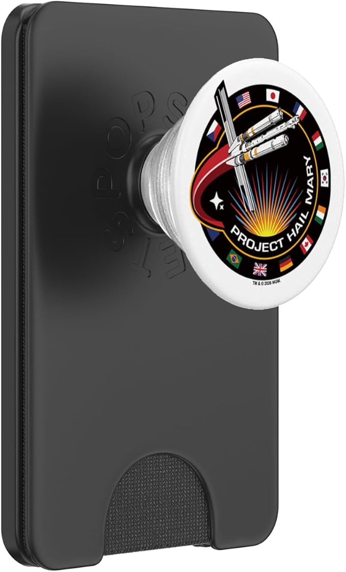 Project Hail Mary Spaceship Mission Badge Poster PopSockets PopGrip for MagSafe