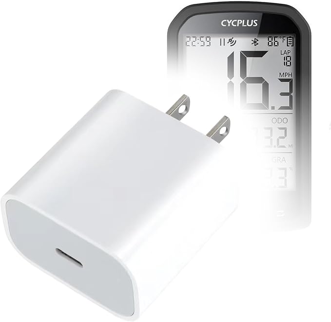 BoxWave Charger Compatible with Cycplus M1+Z1 (2.9 in) - PD GAN miniCube (30W) 30W Tiny PD GAN Type-C Wall Charger - Winter White
