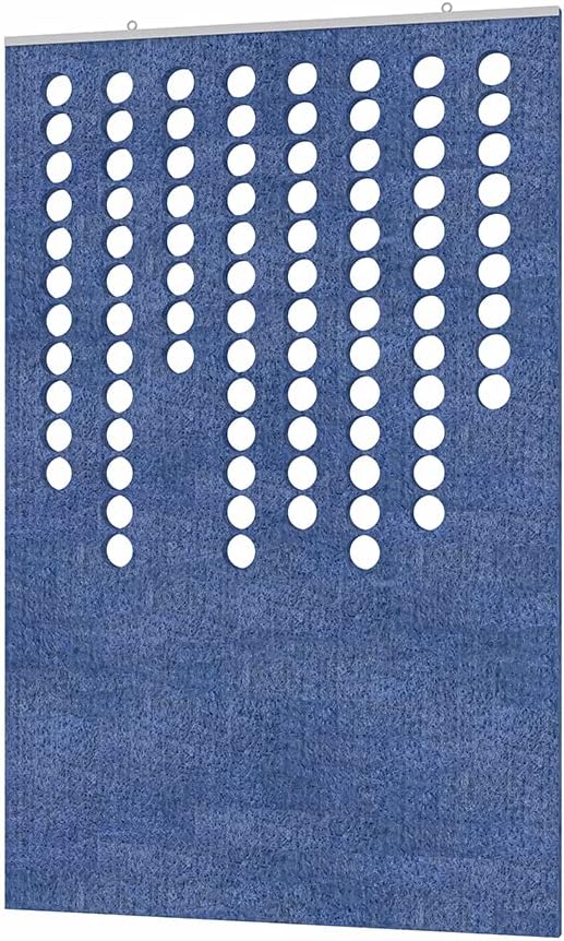 Escape Acoustic Wall Art | Matrix Design | Suspended Sound Proofing Panels | Eco-Friendly Recycled Material | 48X30 | Red