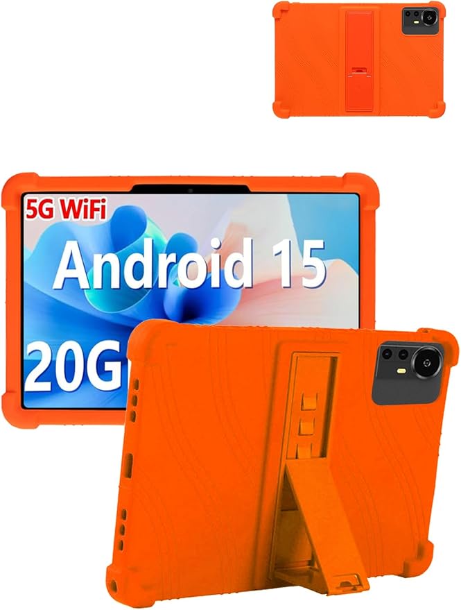 for Bnegynng CP31M 10 inch Tablet Protective case Shockproof Lightweight Silicone Protective Cover with Stand Child-Friendly Protection Easy to Clean DesignBlack