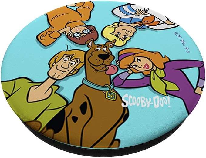 Scooby-Doo Classic Mystery Inc Gang Circle Group Shot PopSockets Adhesive PopGrip
