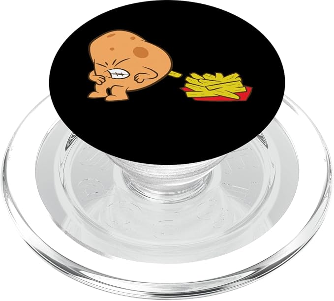 Funny Potato and French Fries PopSockets Adhesive PopGrip