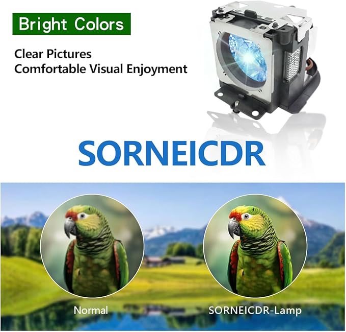 SORNEICDR POA-LMP111/610-333-9740/POA-LMP121 Replacement Projector Lamp Bulb Compatible with Sanyo PLC-XU105 XU111 XU101 XU115 WU3800 WXU30 XU106 XU116 PLC-XE50 PLC-XK450 PLC-XL50 PLC-XL51 PLC-XL51A