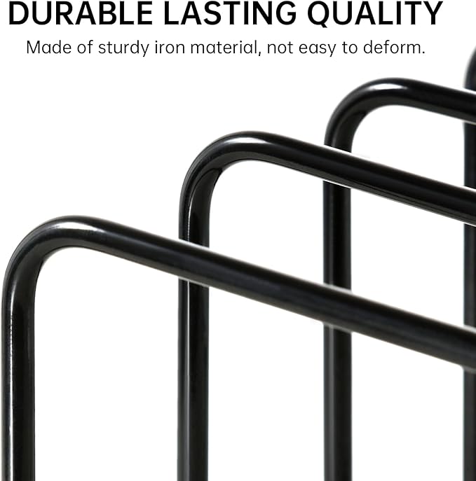 QSYZanZan Cutting Board Organizer(1 Pc),Kitchen Cabinet Dividers for baking sheets,Bakeware Holder with 5 Slots,Space Saving,for used to Baking Tray and Chopping Storage
