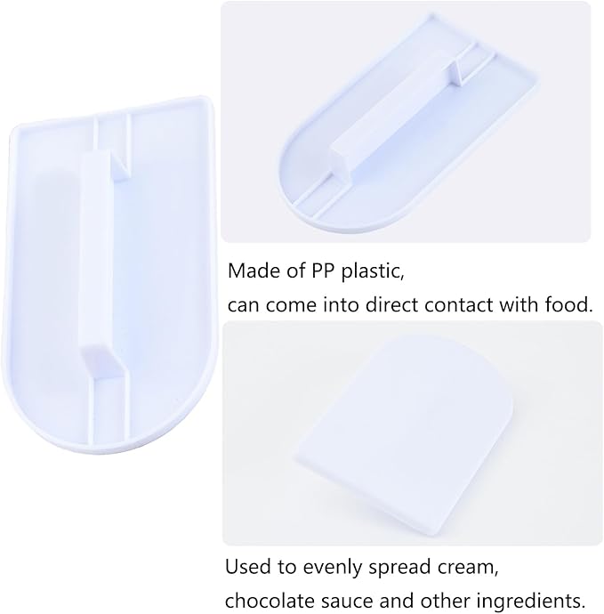 MEYIART 2 PCS Fondant Smoothing,Cake Decoration Icing Smoother