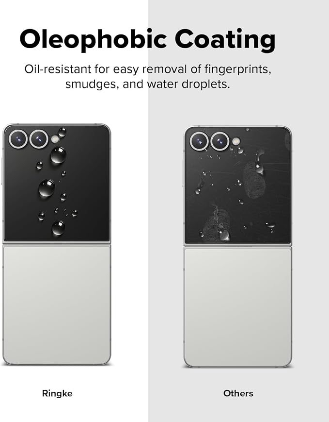 Ringke for Samsung Galaxy Z Flip 7 Screen Protector [Tempered Glass Pro] | Cover Display Tempered Glass Pro 2 Pack Super Easy to Install Case Friendly Protector for the Outer Display