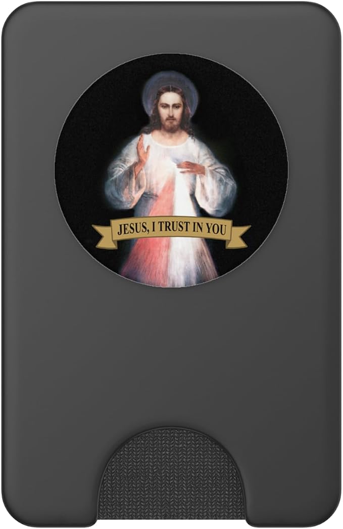 Divine Mercy Jesus I Trust in You PopSockets Adhesive PopGrip