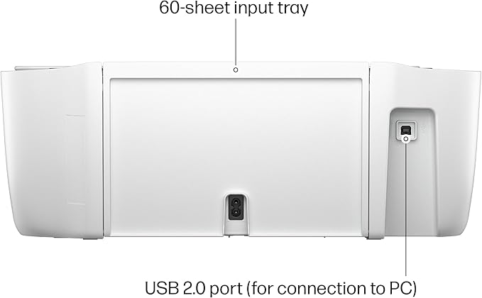 HP DeskJet 2855e Wireless All-in-One Color Inkjet Printer, Scanner, Copier, Best-for-home, 3 months of Instant Ink included, Single-band Wi-Fi connectivity (588S5A)