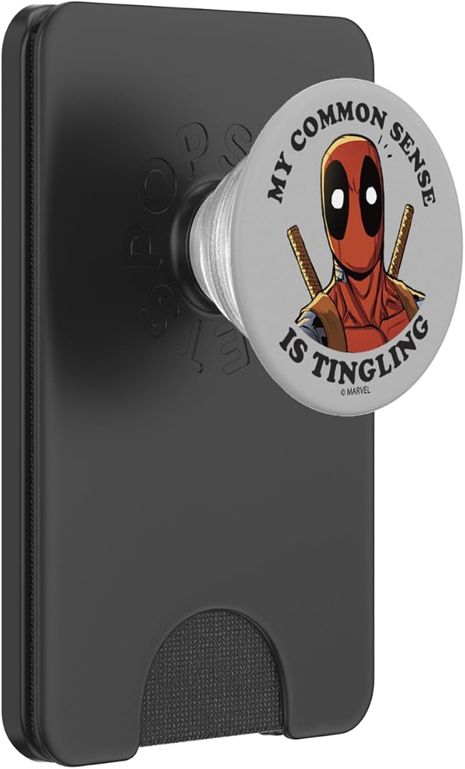 Marvel Deadpool My Common Sense is Tingling PopSockets Adhesive PopGrip