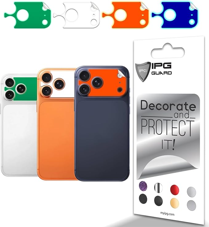IPG for iPhone 17 Screen + Back Full body Hydrogel Protector Invisible Touch Screen Sensitive Ultra HD Clear Film Anti Scratch Skin Guard - Smooth/Self-Healing/Bubble -Free for iPh17FB