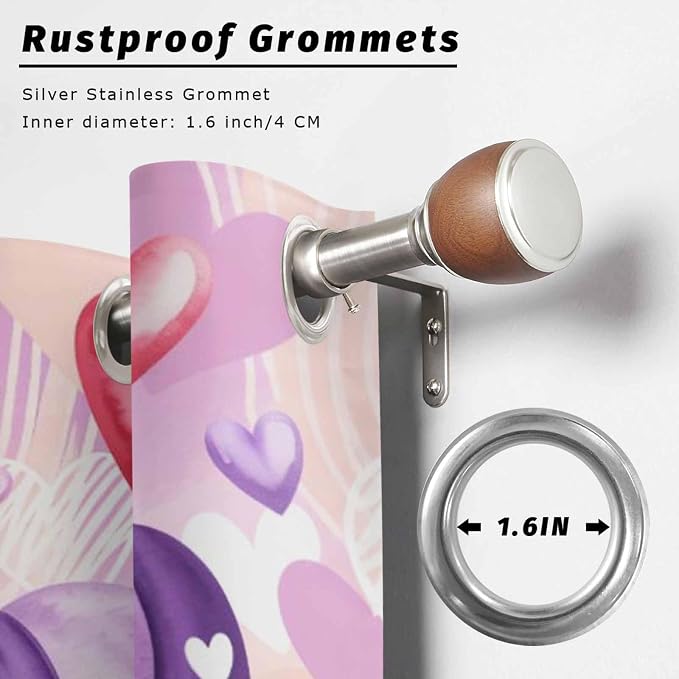 Hot Air Balloons Waterproof Outdoor Curtains