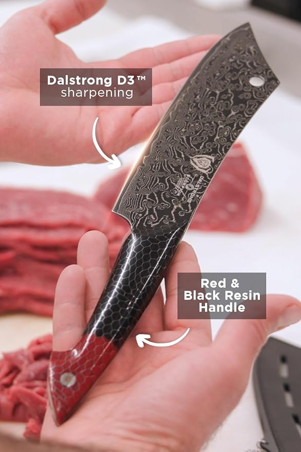 Dalstrong Crixus 8" Chef & Cleaver Hybrid - V12 Ultra Steel