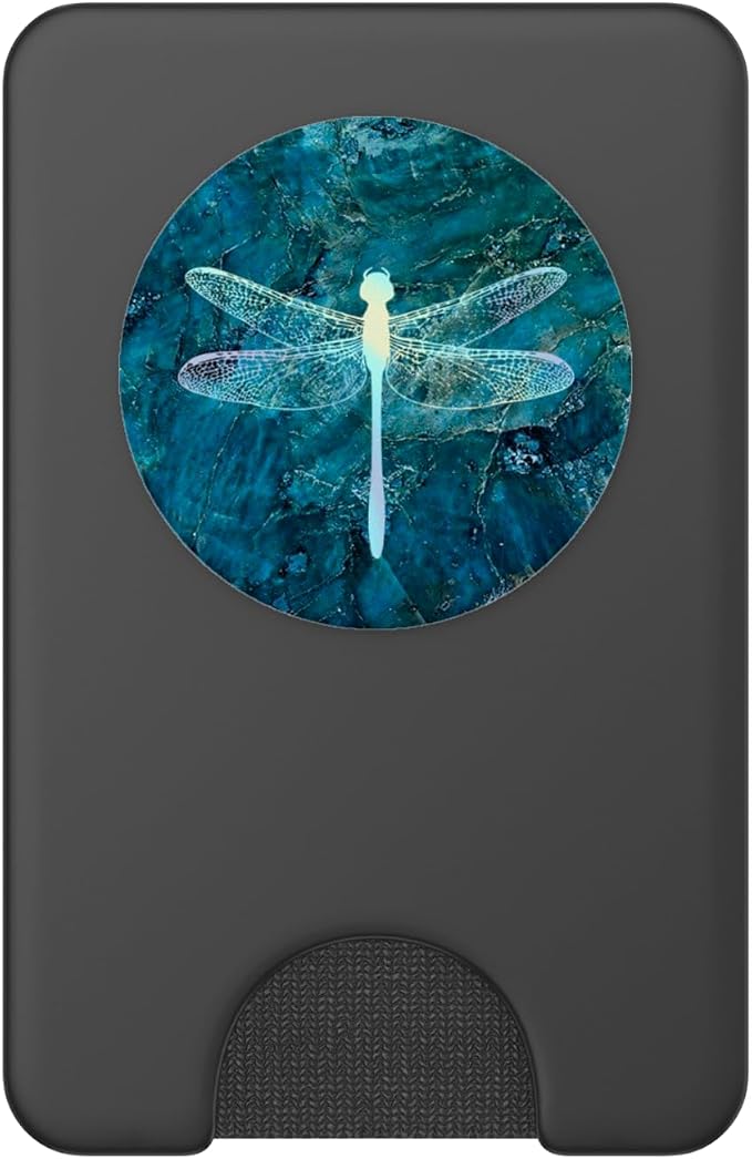 Rainbow Dragonfly Blue PopSockets Adhesive PopGrip